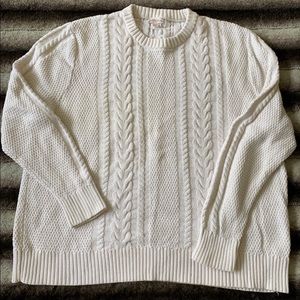 XXL Merona Cable Crewneck Sweater